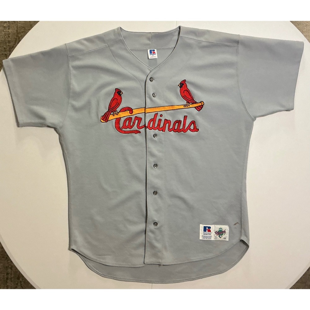 VTG USA Made Russell Athletic St Louis‎ Cardinals Jersey Diamond Collection 48